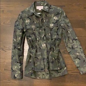 Jeweled Camo Jacket